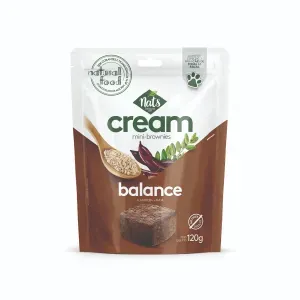 Petisco Mini-Brownies para Cães Cream Balance Nats - 120g Petisco Mini-Brownies para Cães Cream Balance Nats - 120g
