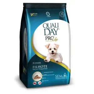 Ração Qualiday Pro Life Cães Filhotes Raças Pequenas Frango, Batata Doce e Romã Ração Qualiday Pro Life Cães Filhotes Raças Pequenas Frango, Batata Doce e Romã