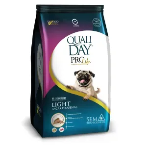 Ração Qualiday Pro Life Light Cães Adultos Raças Pequenas Frango, Batata Doce e Gengibre Ração Qualiday Pro Life Light Cães Adultos Raças Pequenas Frango, Batata Doce e Gengibre