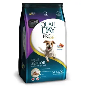 Ração Qualiday Pro Life Cães Sênior Raças Pequenas Frango, Batata Doce e Romã Ração Qualiday Pro Life Cães Sênior Raças Pequenas Frango, Batata Doce e Romã