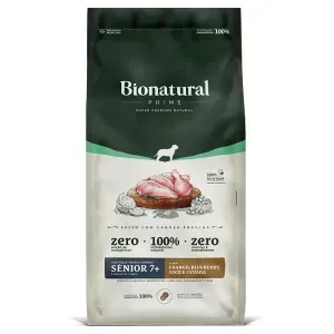 Ração Bionatural Prime Cães Sênior 7+ Raças Médias e Grandes Frango - 15 kg Ração Bionatural Prime Cães Sênior 7+ Raças Médias e Grandes Frango - 15 kg