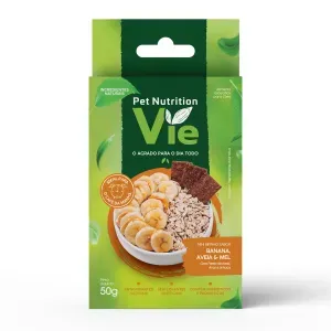 Petisco Pet Nutrition Vie para Cães Banana, Mel e Aveia - 50 g Petisco Pet Nutrition Vie para Cães Banana, Mel e Aveia - 50 g
