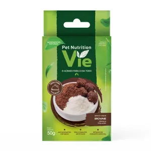 Petisco Pet Nutrition Vie para Cães Brownie com Alfarroba - 50 g Petisco Pet Nutrition Vie para Cães Brownie com Alfarroba - 50 g