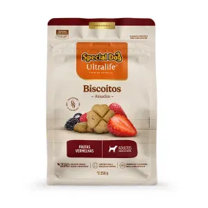 Biscoito Special Dog Ultralife Cães Adultos Frutas Vermelhas - 250 g Biscoito Special Dog Ultralife Cães Adultos Frutas Vermelhas - 250 g