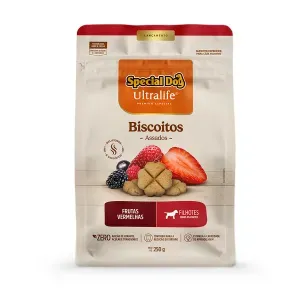 Biscoito Special Dog Ultralife para Cães Filhotes Frutas Vermelhas - 250 g Biscoito Special Dog Ultralife para Cães Filhotes Frutas Vermelhas - 250 g