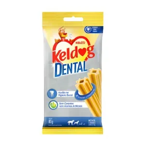 Petisco Keldog Higiene Bucal para Cães Médios e Grandes - 80 g Petisco Keldog Higiene Bucal para Cães Médios e Grandes - 80 g