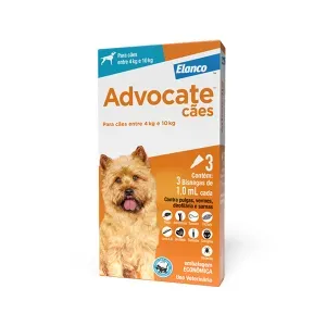 Antipulgas Advocate Cães 4 a 10kg Antipulgas Advocate Cães 4 a 10kg