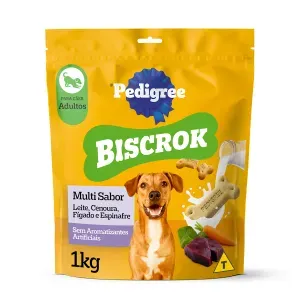 Biscoito Pedigree Biscrok para Cães Adultos Multi Biscoito Pedigree Biscrok para Cães Adultos Multi