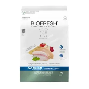 Ração Biofresh Cães Filhotes Raças Grandes e Gigantes - 15 kg Ração Biofresh Cães Filhotes Raças Grandes e Gigantes - 15 kg