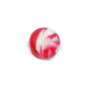 Bolinha Colorida Pequena Animania Vermelho e Branco - Único Bolinha Colorida Pequena Animania Vermelho e Branco - Único