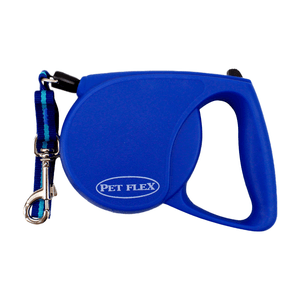 Guia Retrátil Premium Pet Flex Azul Guia Retrátil Premium Pet Flex Azul