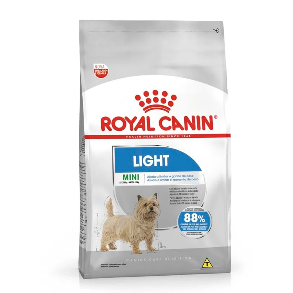 Ração Royal Canin Mini Light Cães Adultos Ração Royal Canin Mini Light Cães Adultos