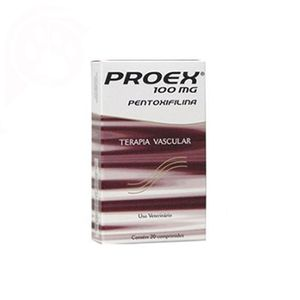 Proex 100mg Cepav Vasodilatador para Cães - 20 comprimidos Proex 100mg Cepav Vasodilatador para Cães - 20 comprimidos