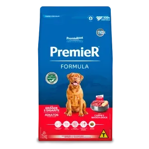 Ração Premier Formula Cães Adultos Raças Grandes e Gigantes Carne e Batata Doce - 15 kg Ração Premier Formula Cães Adultos Raças Grandes e Gigantes Carne e Batata Doce - 15 kg