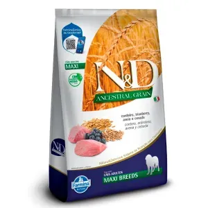 Ração N&D Ancestral Grain Cães Adultos Maxi Cordeiro - 10,1 kg Ração N&D Ancestral Grain Cães Adultos Maxi Cordeiro - 10,1 kg