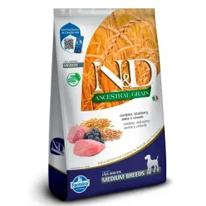 Ração N&D Ancestral Grain Cães Adultos Medium Cordeiro Ração N&D Ancestral Grain Cães Adultos Medium Cordeiro