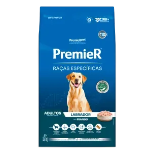 Ração Premier Raças Específicas Labrador Adultos - 12 kg Ração Premier Raças Específicas Labrador Adultos - 12 kg