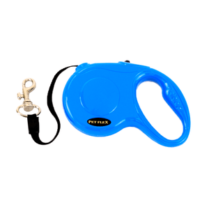 Guia Retrátil Fita Pet Flex Azul - até 18 kg - 3 M Guia Retrátil Fita Pet Flex Azul - até 18 kg - 3 M
