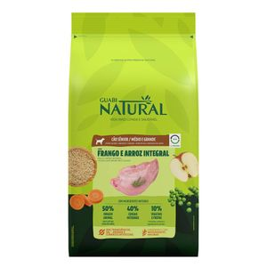 Ração Guabi Natural Cães Sênior Porte Médio e Grande Frango e Arroz Integral - 12 kg Ração Guabi Natural Cães Sênior Porte Médio e Grande Frango e Arroz Integral - 12 kg