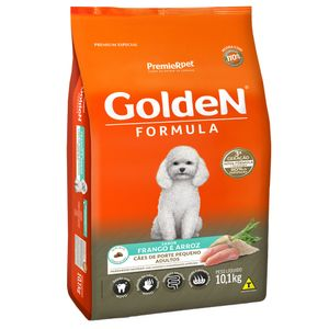 Ração Golden Fórmula Cães Adultos Raças Pequenas Frango e Arroz Mini Bits Ração Golden Fórmula Cães Adultos Raças Pequenas Frango e Arroz Mini Bits