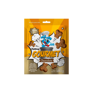 Biscoito para Cães Chocolate Pet Dog - 180 g Biscoito para Cães Chocolate Pet Dog - 180 g