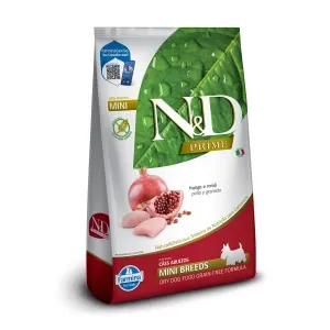 Ração N&D Prime Cães Adultos Mini Frango e Romã Ração N&D Prime Cães Adultos Mini Frango e Romã