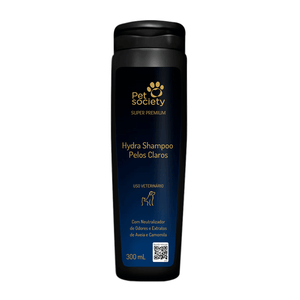 Shampoo Hydra Pelos Claros Pet Society - 300ml Shampoo Hydra Pelos Claros Pet Society - 300ml