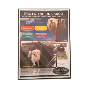 Capa para Banco de Carro Premium Xadrez Amarela Vila Flor - Único Capa para Banco de Carro Premium Xadrez Amarela Vila Flor - Único