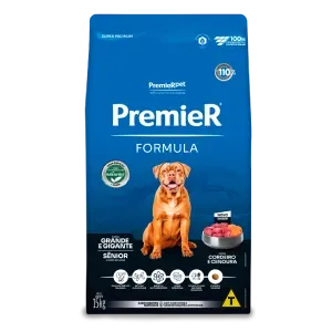 Ração Premier Formula Cães Sênior Raças Grandes e Gigantes Cordeiro - 15 kg