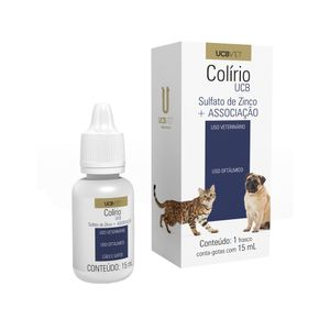 Colírio para Cães e Gatos UCB Vet - 15 ml Colírio para Cães e Gatos UCB Vet - 15 ml
