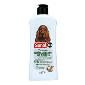 Shampoo Neutralizador de Odores Sanol - 500 ml Shampoo Neutralizador de Odores Sanol - 500 ml