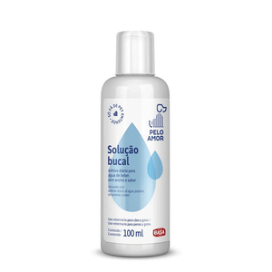 Solução Bucal para Cães e Gatos Ibasa - 100ml Solução Bucal para Cães e Gatos Ibasa - 100ml