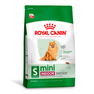 Ração Royal Canin Mini Indoor Senior para Cães Idosos de Porte Pequeno com 8+ Ração Royal Canin Mini Indoor Senior para Cães Idosos de Porte Pequeno com 8+