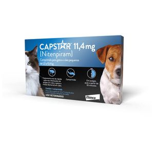 Capstar 11,4mg: para cães e gatos de até 11,4 kg Capstar 11,4mg: para cães e gatos de até 11,4 kg