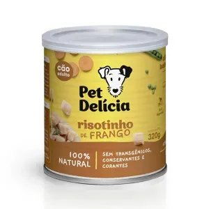 Ração Úmida Pet Delícia Cães Risotinho de Frango - 320 g Ração Úmida Pet Delícia Cães Risotinho de Frango - 320 g