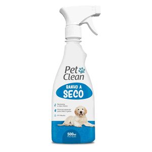 Banho a Seco Pet Clean para Cães e Gatos - 500 ml Banho a Seco Pet Clean para Cães e Gatos - 500 ml