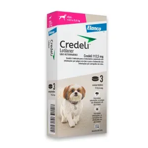 Antipulgas Credeli 112,5mg Cães 2,5 a 5,5kg Antipulgas Credeli 112,5mg Cães 2,5 a 5,5kg