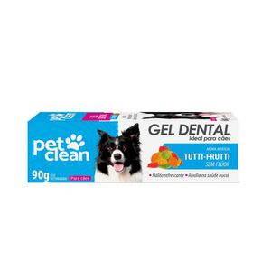 Gel Dental Tutti-Frutti Pet Clean - 90 g