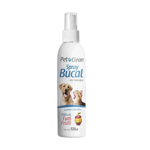 Spray Bucal Tutti-Frutti Pet Clean - 120 ml Spray Bucal Tutti-Frutti Pet Clean - 120 ml