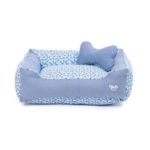 Cama Flicks Ossinho Azul para Cães e Gatos Cama Flicks Ossinho Azul para Cães e Gatos