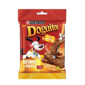Petisco Cães Doguitos Rodízio Frango Purina - 65g