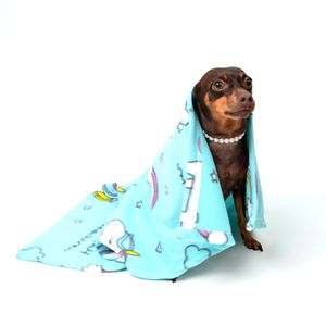 Cobertor Soft para Cães e Gatos Emporium Distripet Azul - Único Cobertor Soft para Cães e Gatos Emporium Distripet Azul - Único