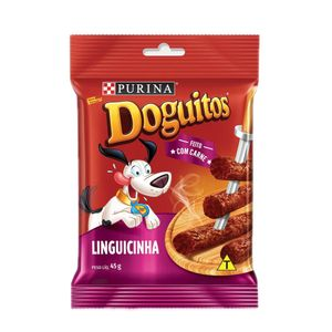 Petisco Cães Doguitos Rodízio Linguicinha Purina - 45g Petisco Cães Doguitos Rodízio Linguicinha Purina - 45g
