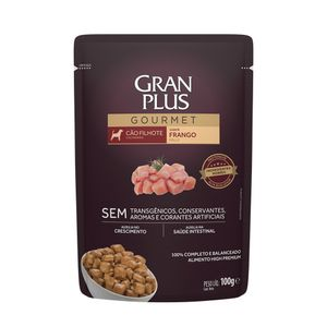 Ração Úmida GranPlus Gourmet Cães Filhotes Frango - 100 g Ração Úmida GranPlus Gourmet Cães Filhotes Frango - 100 g