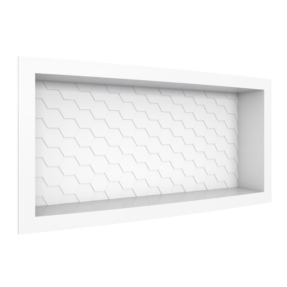 Nicho em Plástico Injetado 60x27 Inhumas Branco Nicho em Plástico Injetado 60x27 Inhumas Branco