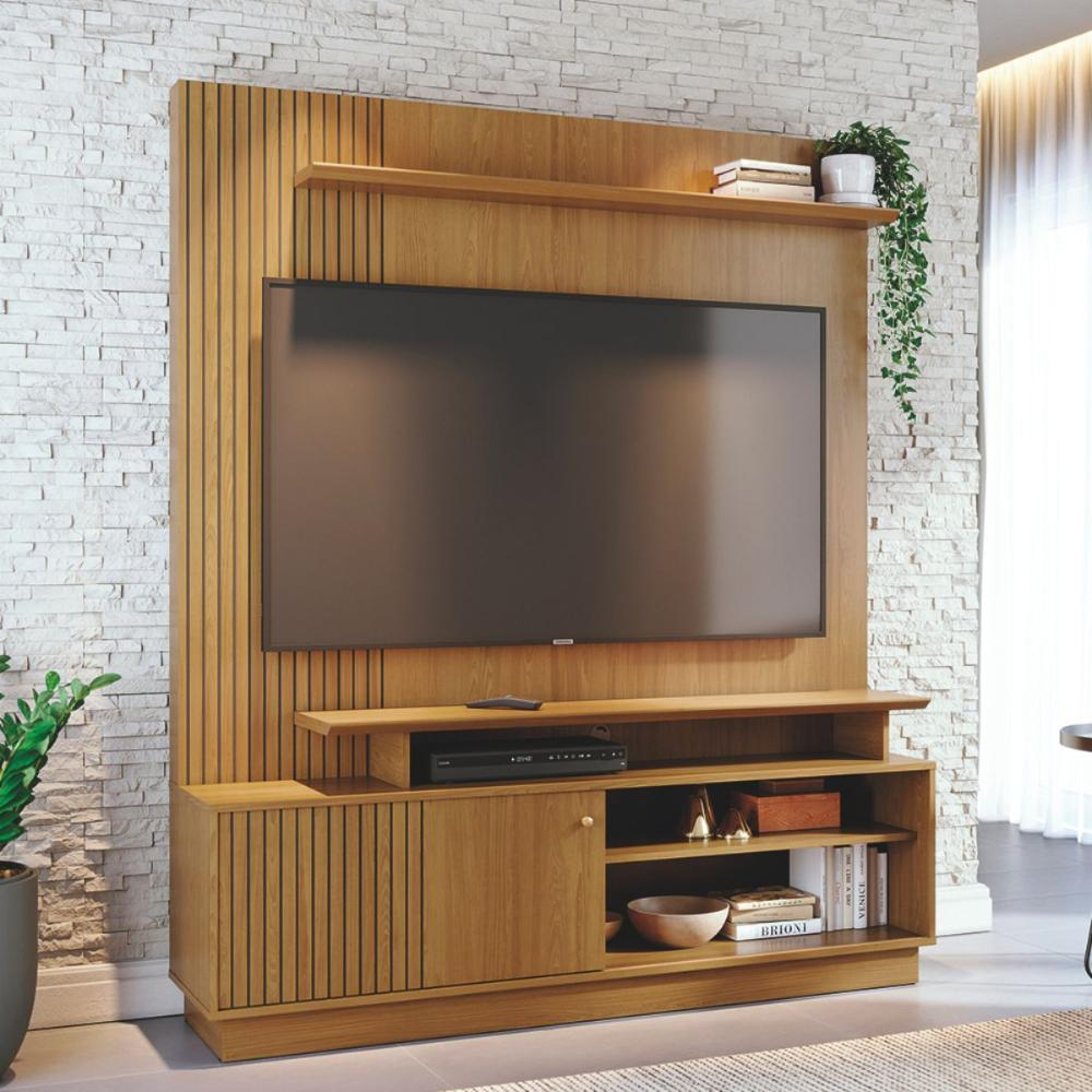 Home Painel Para TV Frostfall Cumaru Home Painel Para TV Frostfall Cumaru