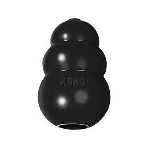 Brinquedo Mordedor com Dispenser para Petisco Preto Kong Extreme Brinquedo Mordedor com Dispenser para Petisco Preto Kong Extreme