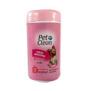 Lenços Umedecidos Fêmea Pet Clean - 75 unidades Lenços Umedecidos Fêmea Pet Clean - 75 unidades