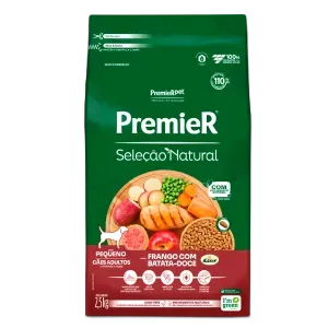 Ração Premier Seleção Natural Cães Adultos Raças Pequenas Frango com Batata Doce Ração Premier Seleção Natural Cães Adultos Raças Pequenas Frango com Batata Doce