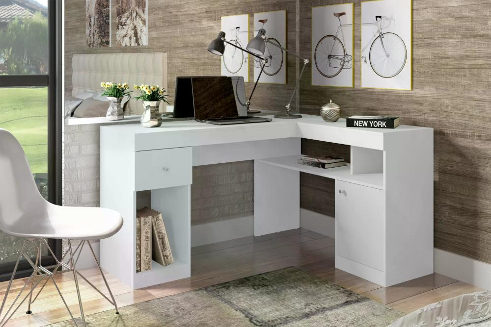 Mesa para Computador Nilo - Branco Mesa para Computador Nilo - Branco